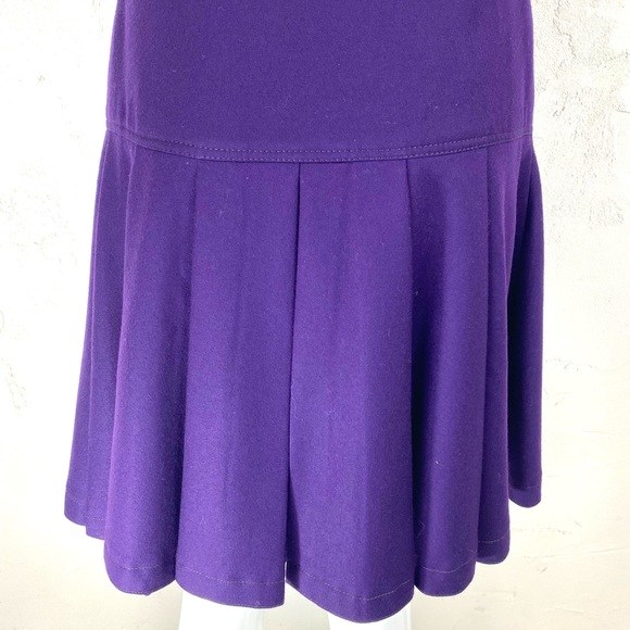 Collectors Vintage Thierry Mugler Wool Pleat Skirt Made in Italy - Picture 6 of 8